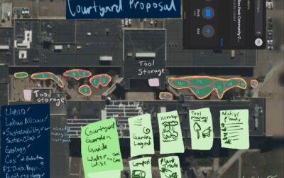 Student Proposes a Sustainability Plan for Centennial Courtyard by Katie Chase